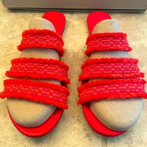 Rothy’s ‘Triple Band’ 6.5 Bright Red